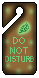 Do Not Disturb Sign - Leaf Room